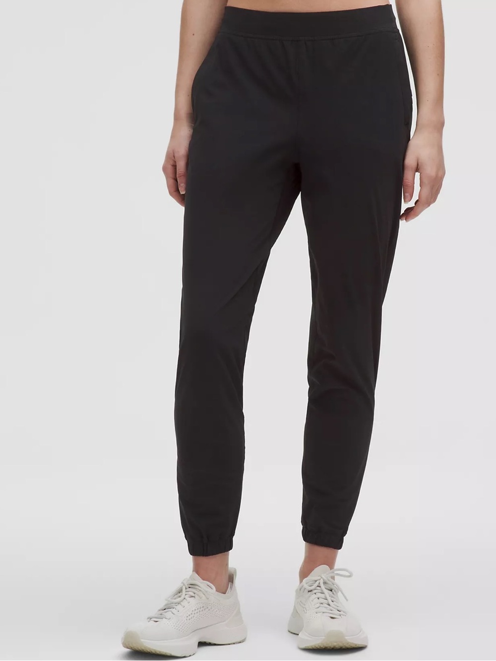 Lululemon Adapted State High Rise Joggers Size 6 Black Lightweight Activewear